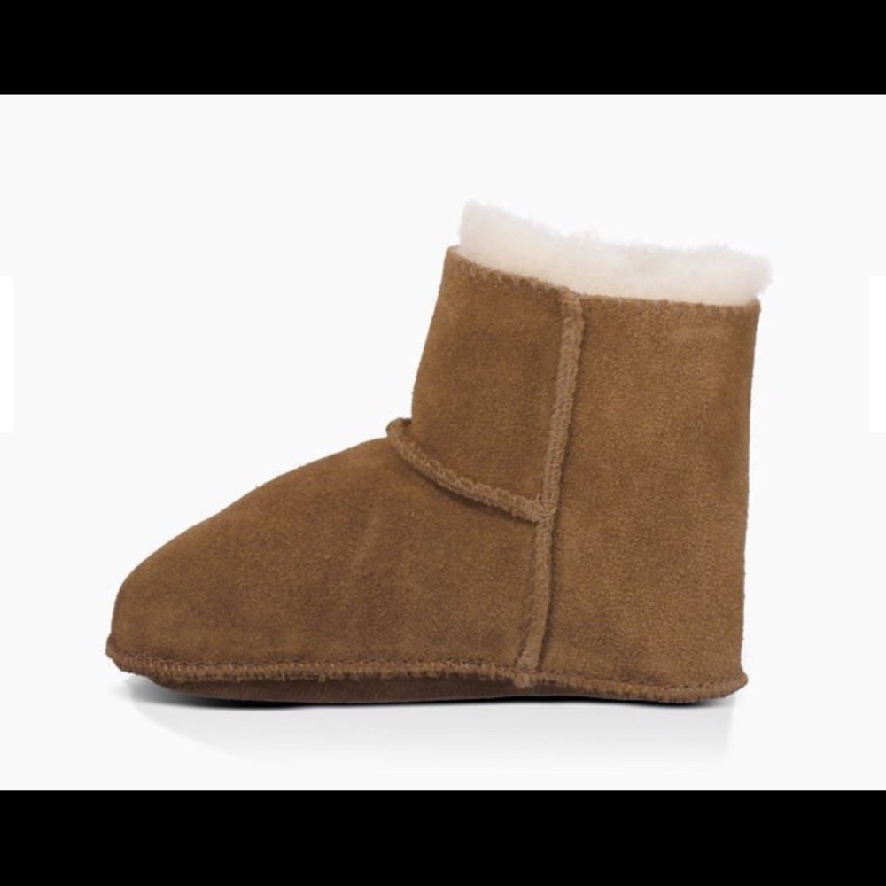 CCO!!! NWT UGG Unisex Erin Booties-Chestnut 18-24mos - Picture 3 of 8